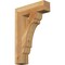 Ekena Millwork Olympic Block Rough Sawn Bracket, Western Red Cedar, 4"W x 16"D x 24"H BKT04X16X24OLY05RWR - alternate 1